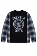 GREY 7NXTUP PLAID LONGSLEEVE