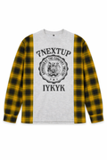 YELLOW 7NXTUP PLAID LONGSLEEVE